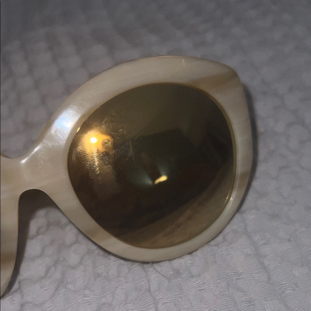 Ralph Lauren Cream Sunglasses - Picture 3 of 5